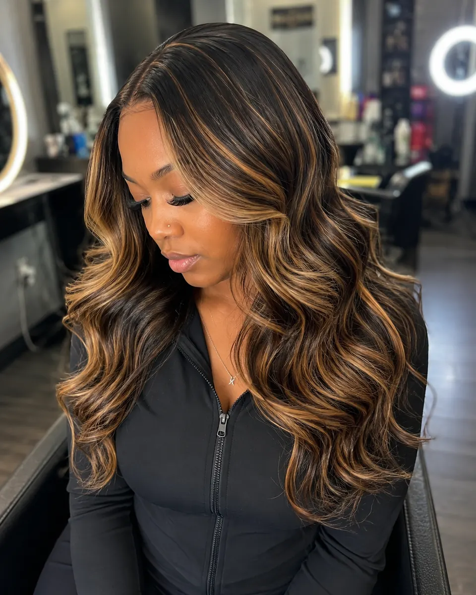 Dimensional hair coloring at Thirtytw2 hair salon in Philadelphia, PA